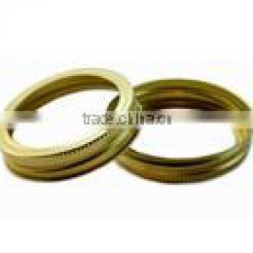 Metal Caps, Black Metal Pulp/Poly Lined Caps