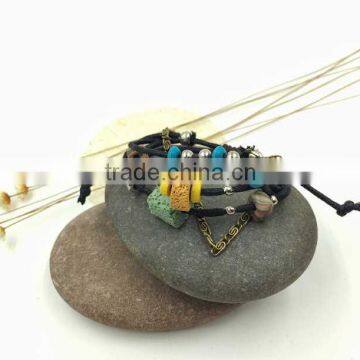 bob trading custom volcanic lava rock stone bracelet winter dubai gold jewelry bracelet