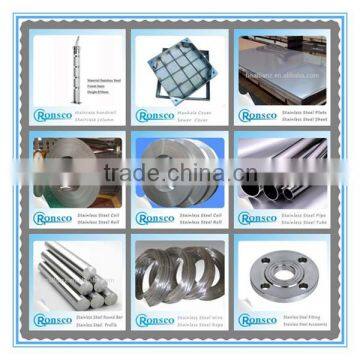 Factory Direct Supply Astm Stainless Steel fitting manhole cover plate sheet coil strips pipe Bar/rod Hot Sale!!!