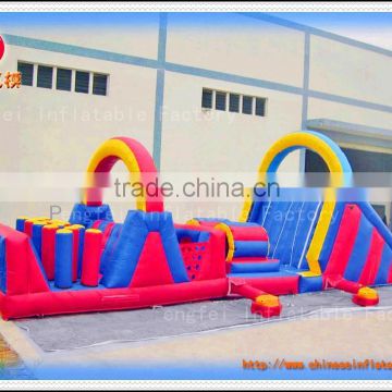 bouncer obstacle, inflatable obstacle for adult and kids