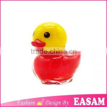 Cute duck shape design mini nail polish can choose any colors custom made nail polish