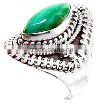 Fashion!! Natural Gemstone Jewelry Ring In 925 Silver With Chrome Diopside K1340 Necklaces Jewellery Indi