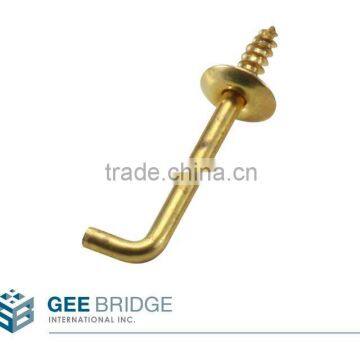 Solid Brass Square Hook