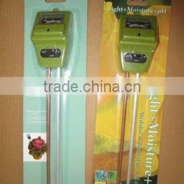 2012 3in1 Plant Flowers Soil PH Tester Moisture Light Meter Safety