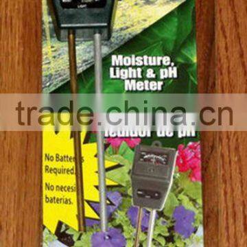 3 in1 Plant Flowers Soil Moisture Light PH Meter Tester