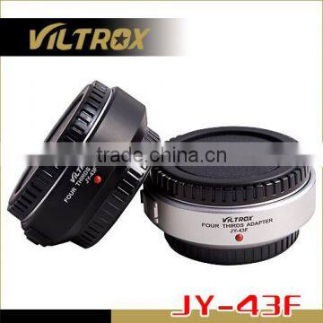 Lens mount adaptor JY-43F for all four thirds lens to be used for Olympus series cameras with auto focus