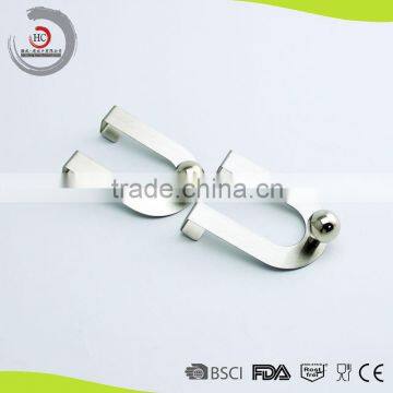 U shape stainless steel over the door hanging hook door hook bag hanger HC-SH28