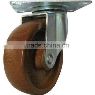 5x2 HIGHT TEMPERATURE NYLON CASTER - PLATE SWIVEL (GS-5998BE-01)