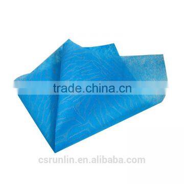 Colored Floral Wrapping Paper Nonwoven Cloth photo-3