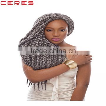 2016 most popular 12-24inch grey havana twist braiding hair