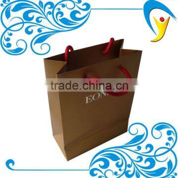 Drawstring Sealing & Handle and Gift Industrial Use Kraft Paper Shopping Bag