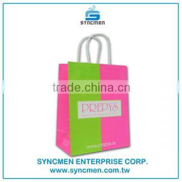 2016 Custom Logo Design Shopping Paper gift Bags