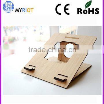 Real Wood Material high quality wooden stander for Pad