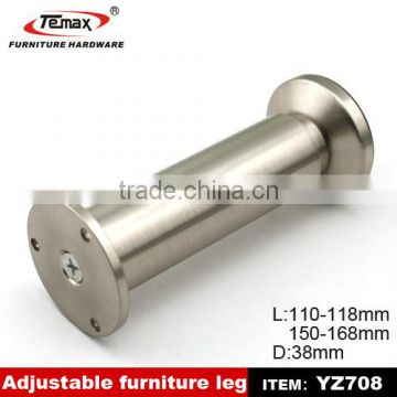 Metal adjustable leg