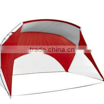 6X9' Portable Sun Shelter Shade Coverage Red Beach UV Protection Tent