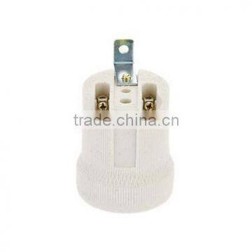 Porcelain Ceramics E27 Light Bulb Lamp Socket Base Holder photo-3