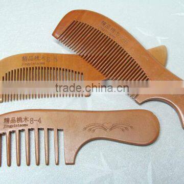 Hottest Keep Healthy Personalized Wide Tooth Natural Wooden Hair Brush Comb photo-6