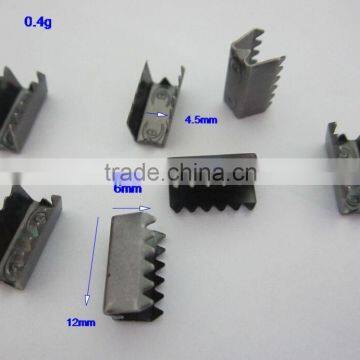 Factory supply metal rope end clip for paper bag