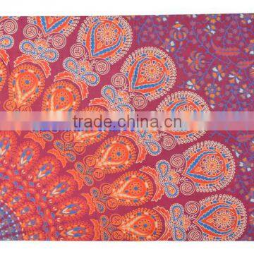 Mandela Tapestry Wall Decor Throw Table Cover Sanganeri Prined 100% Cotton Bedspread Indian Jaipur Manufacturer & Wholesaler