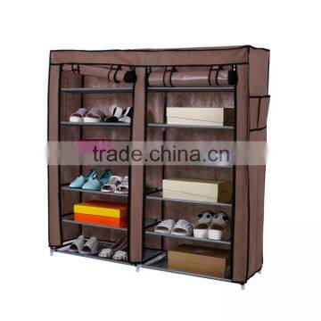 non-woven fabric tall stainless steel shoe cabinet