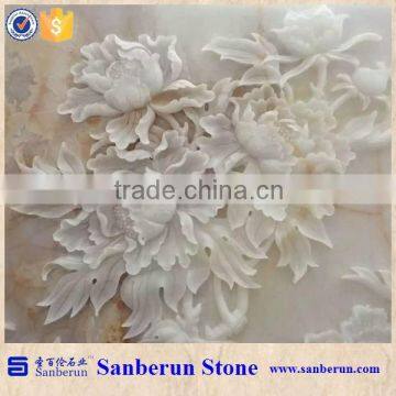 3D Style Of White Onyx Wall Tile Price