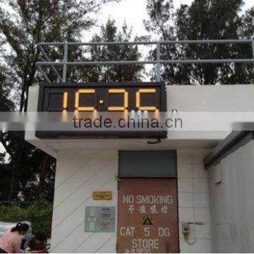 10 inches new product indoor outdoor led digital Time temperature humidity display