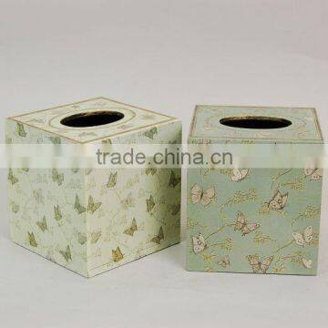 square decor wooden box