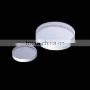 CaF2 coated glass lens