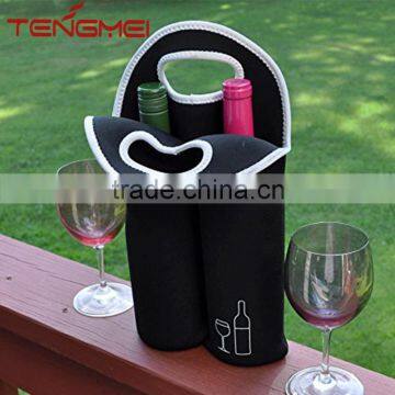 Durable neoprene cooler wine bag