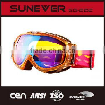 colourful revo with TPU material snowboard goggle