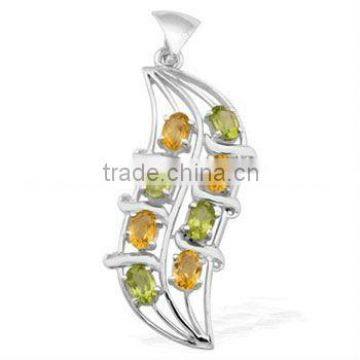 Beautiful Fine Quality 925 Sterling Silver Gemstone Pendants