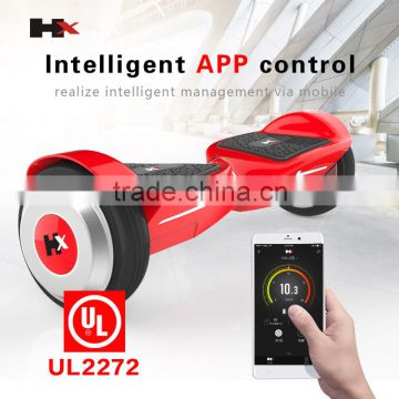 UL2272 APPROVED2 wheel hoverboard LED Two Wheel Electric self Balance Scooter hoverboard with samsung battery