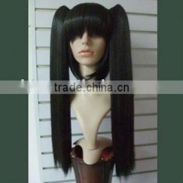 Hot Synthetic Japanese Cosplay Wig With Two Ponytails