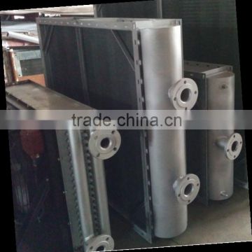 Industrial finned tube heat exchanger calculations for air dryers