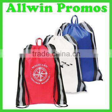 Top Quality Bulk Travel Backpack Reflective Printing Drawstring Bags