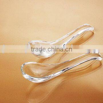 beautiful clear crystal spoon for wedding gift and decoration favors CB-011