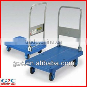 Loading Capacity 300kg Logistic Foldable Handle Mute Trolley