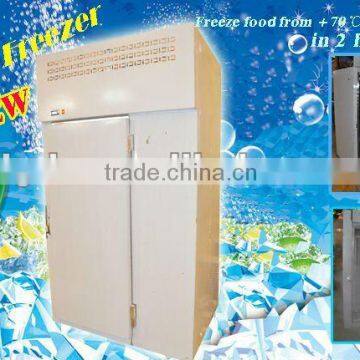 Air blast freezer for hot food freezer