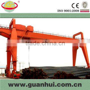 mobile electric double girder gantry crane equipment