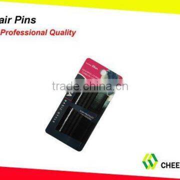 Black plastic hair pin