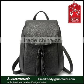 Hot sale vintage genuine leather backpack for girls made in Guangzhou manufacture