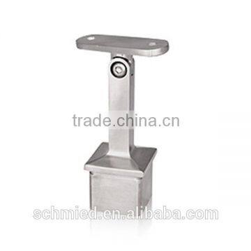 Stainless steel square handrail support, square handrail bracket, square tube support