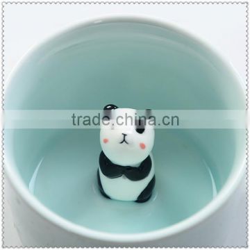 ceramic panda mug in panda shape