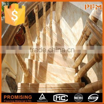 Luxury hotel project design stone carved outdoor stair steps for sale