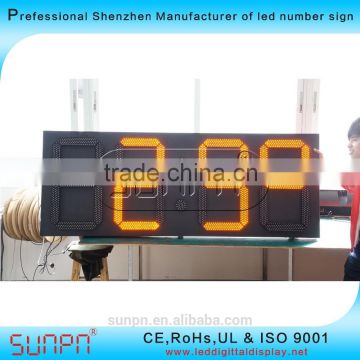 USA LED Time and Temp Display