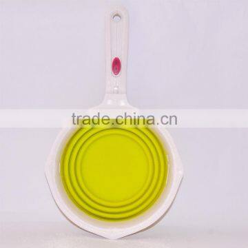 New Design Foldable Silicone Measuring Spoon With Plastics Handle photo-4