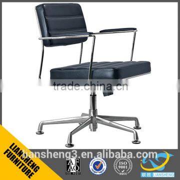 PU Leahter,Genuine Leahter Office Chair Whit Five Star Base without wheels