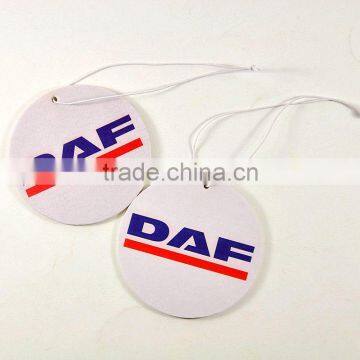 Room air freshener for promotional gifts, round shape car freshener