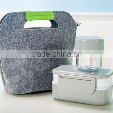 Lunch Box Set, Including Plastic Lunch Box, Plastic go Cup and Insulated Cooler Bag photo-2