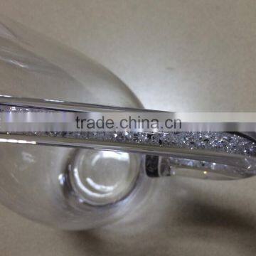 Wine Decanter With Handle Filled Chinese Crystals photo-3